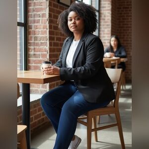 Cato Elegant Black Blazer Plus 18/20